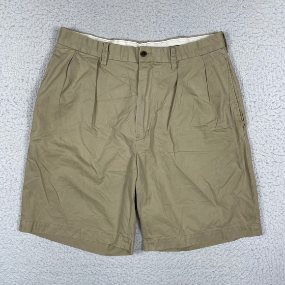 Polo Golf Ralph Lauren Other - Polo Ralph Lauren Golf Shorts Mens 34 Khaki Pleated Fairway Cotton Preppy